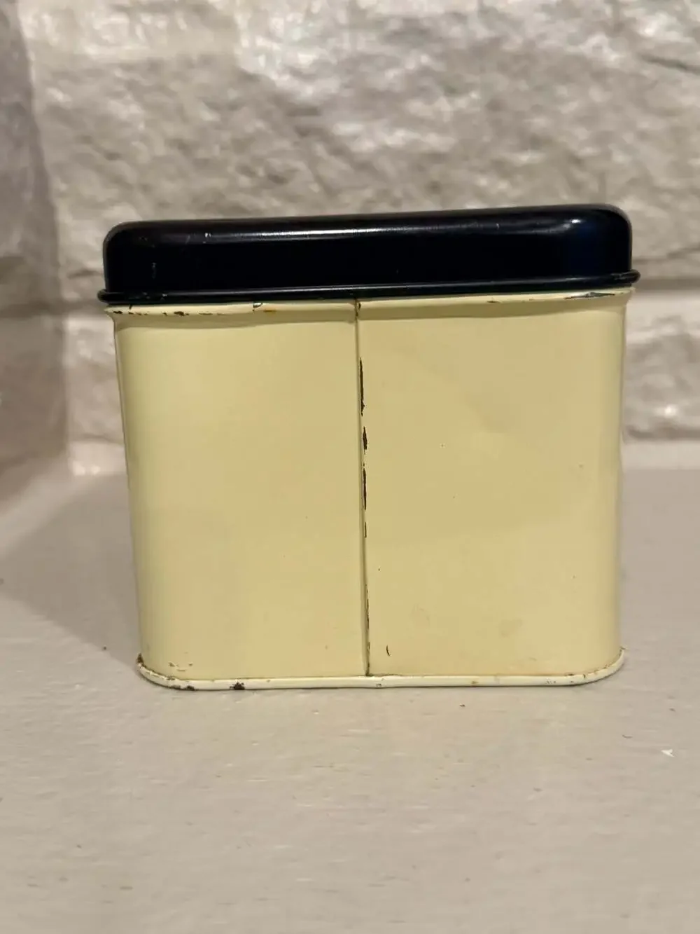 Vintage Mid-Century Retro Mushroom Tin Storage Canister